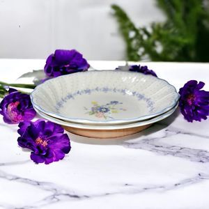 Blue Peony by NIKKO Soup or Cereal Bowls Set Of 2 New